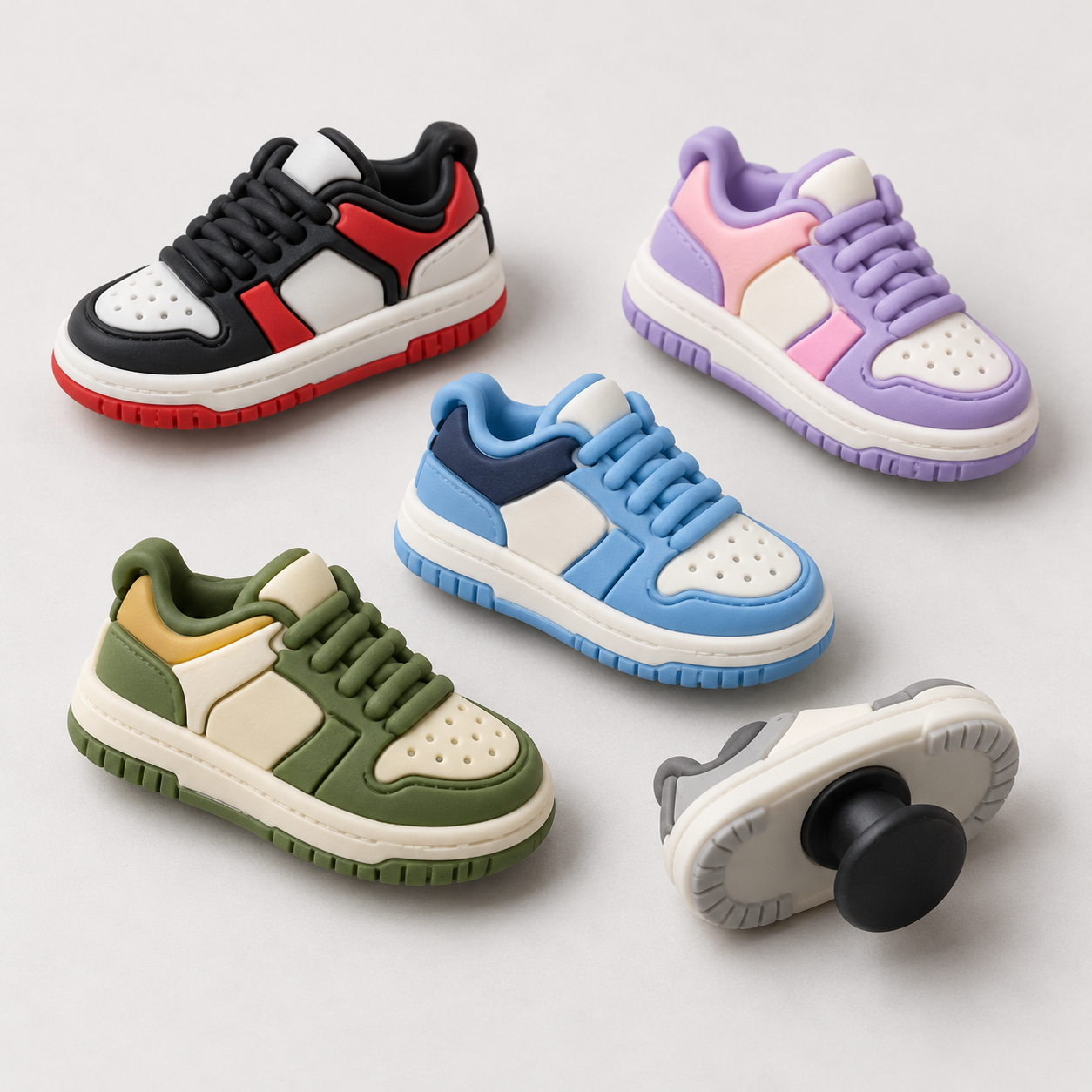 3D Sneakerhead Mini Retro Sneaker Charm footwear trim style