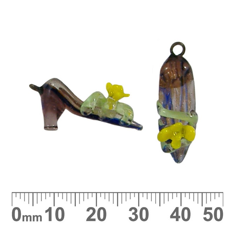Reflective Prism Micro-Bead Coated Shoe Charm footwear trim style