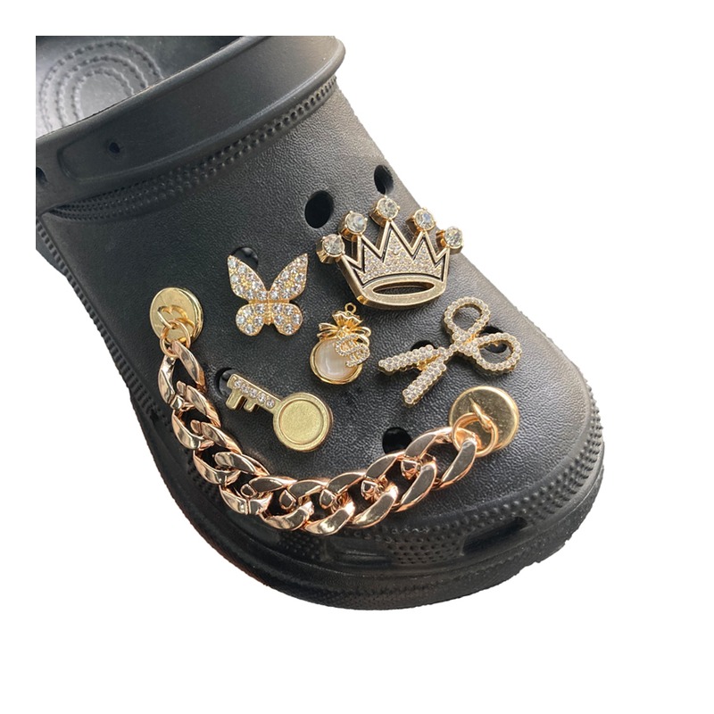 Mirror Polished Chrome Luxury Sneaker Plate footwear trim style