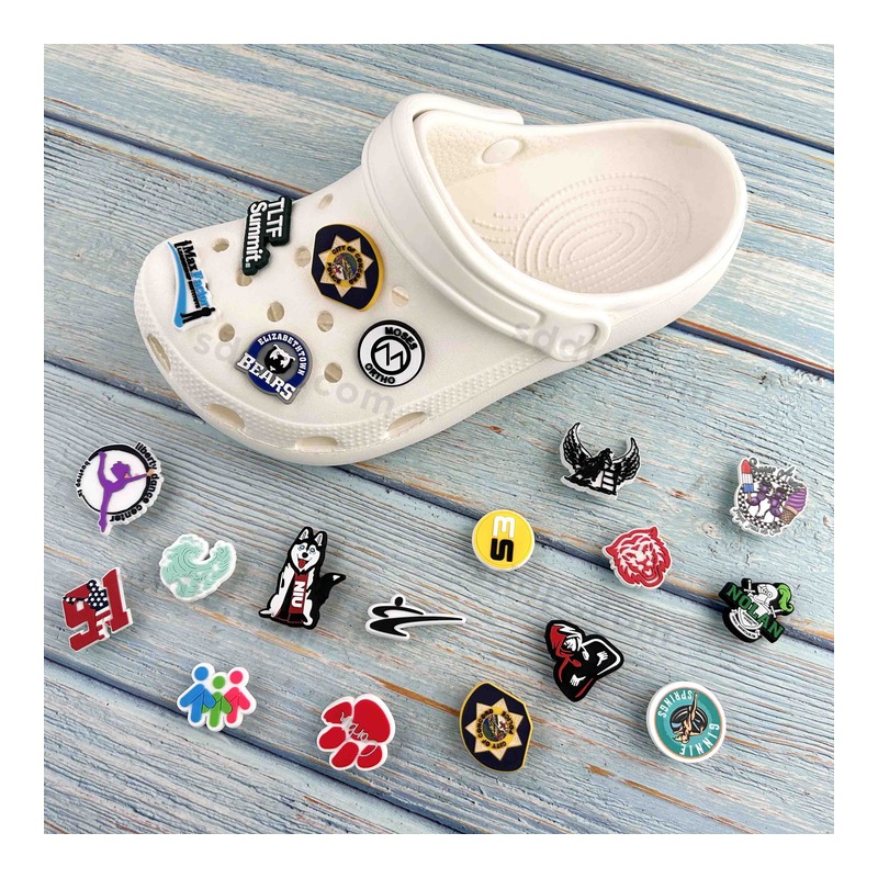 Spinning Center Logo Kinetic Sneaker Charm footwear trim style