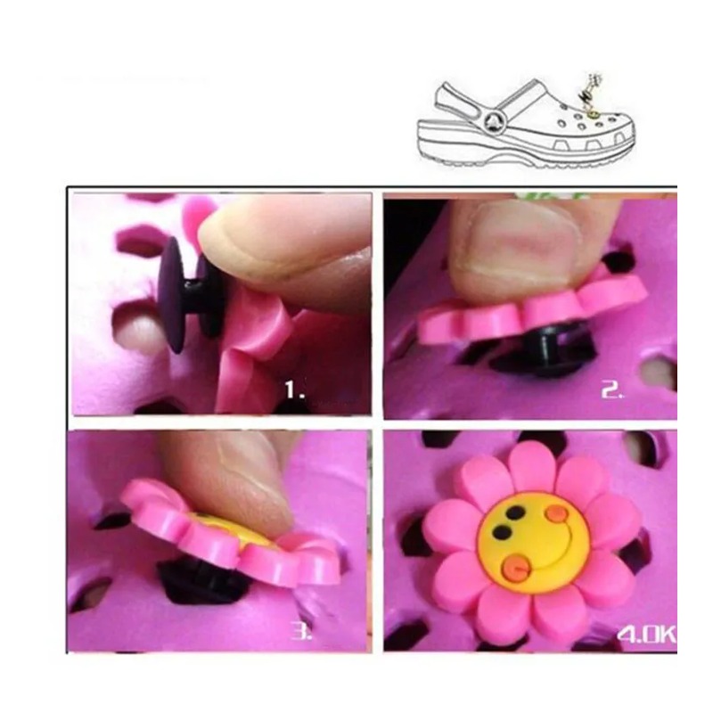 Rotary Twist Cam Mechanical Fastener footwear trim style