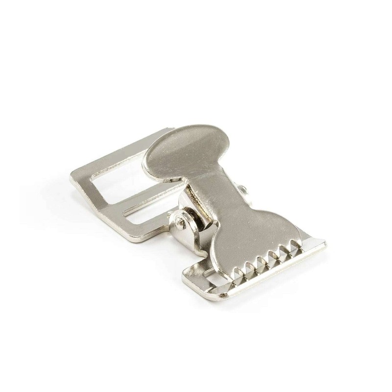 One-Handed Push-Button Slider Buckle footwear trim style