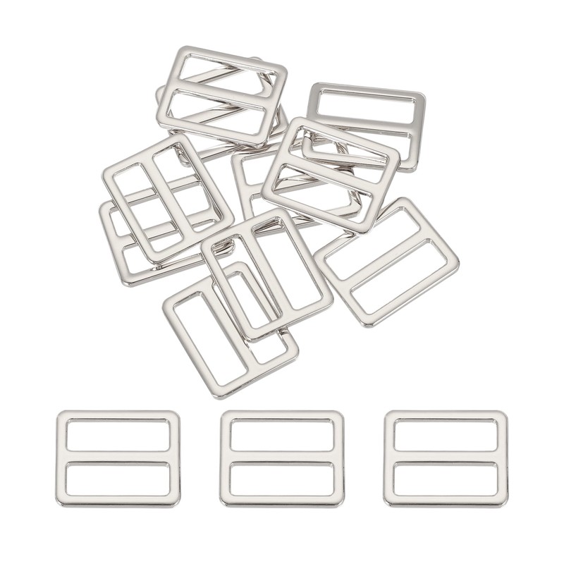 Tri-Glide Metal Webbing Slider Adjuster footwear trim style