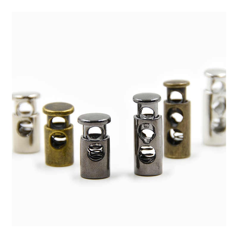 Ultra-Flat Bell-Shaped Metal Cord End Bell footwear trim style