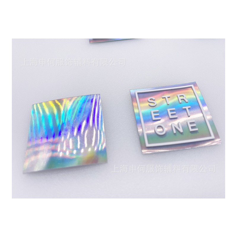 Multi-Color Liquid PVC & TPU Co-Extruded Emblem footwear trim style