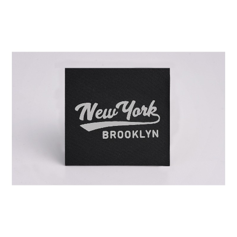 Reflective Thread Inter-Woven Tongue Label footwear trim style
