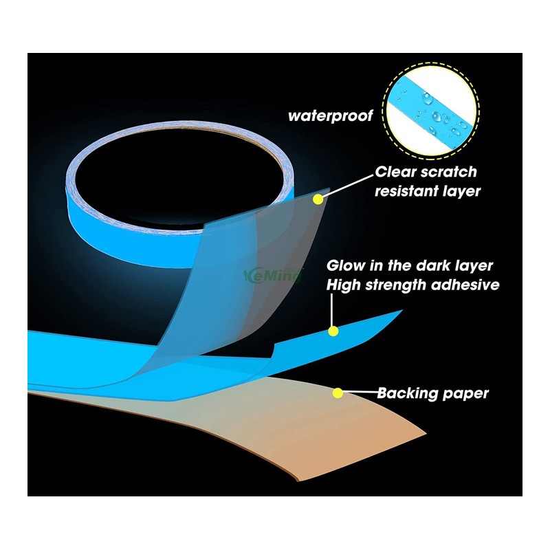 Photoluminescent Glow-in-the-Dark Silicone Patch footwear trim style