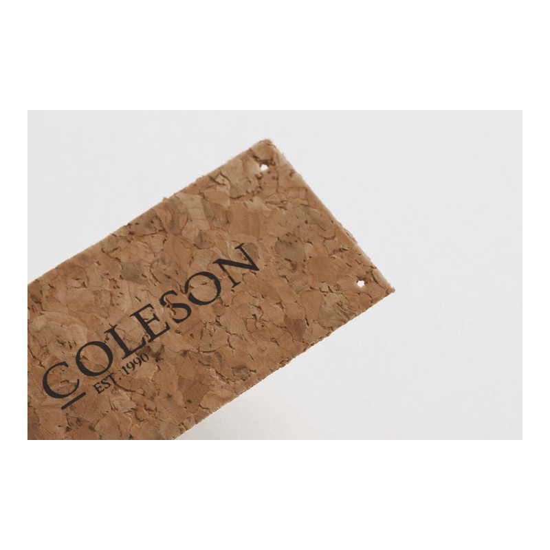 Eco-Friendly Natural Cork Hot-Pressed Shoe Label footwear trim style