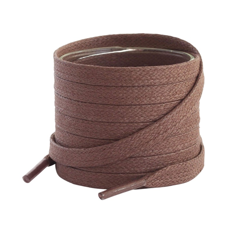 Espresso Brown Waxed Boot Laces footwear trim style