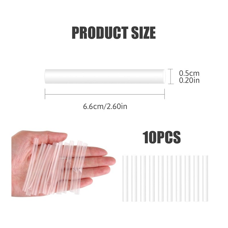 Transparent Acrylic Heat-Shrink Clear Aglets footwear trim style