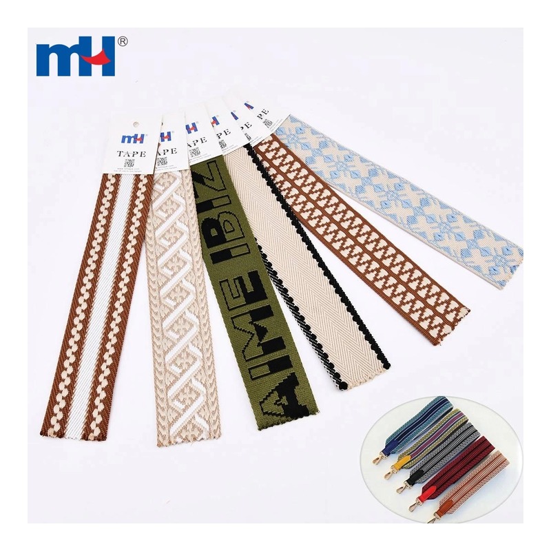 Reversible Positive-Negative Double Jacquard footwear trim style