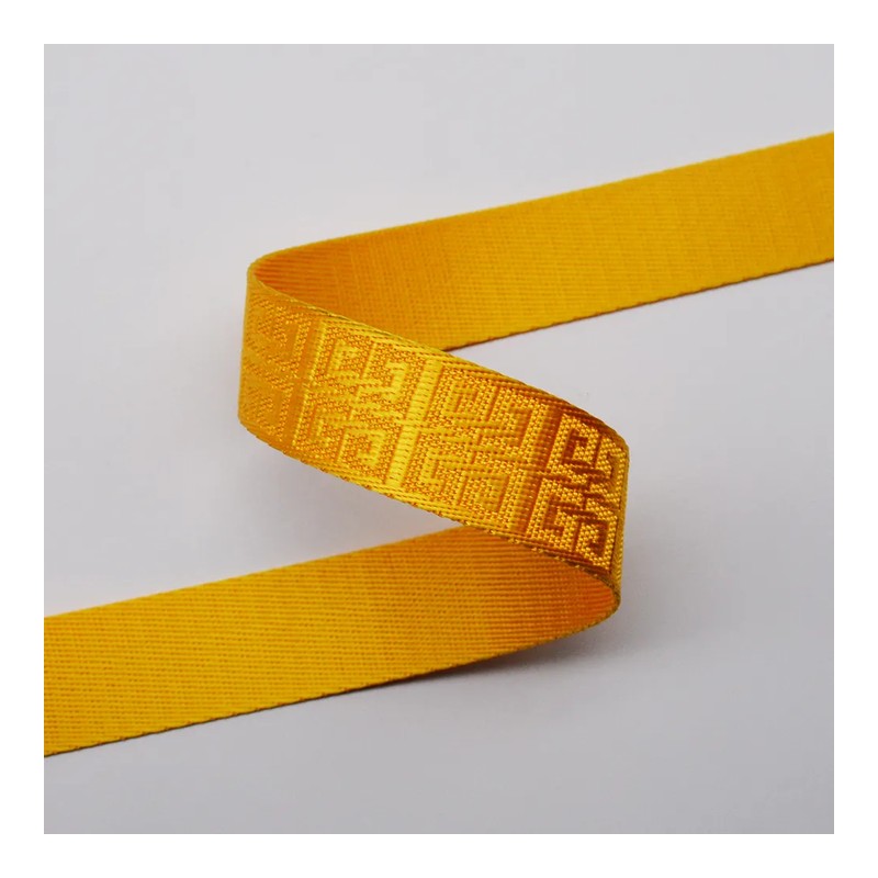 Gorpcore Geometric Topo-Map Jacquard Webbing footwear trim style