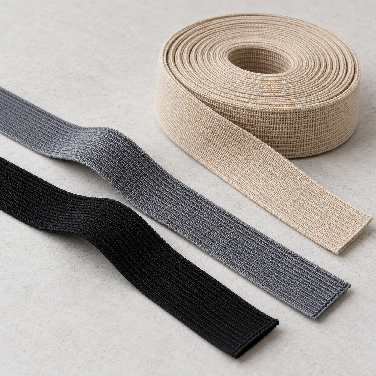 Knitted Elastic Shoe Collar Binding Tape footwear trim style